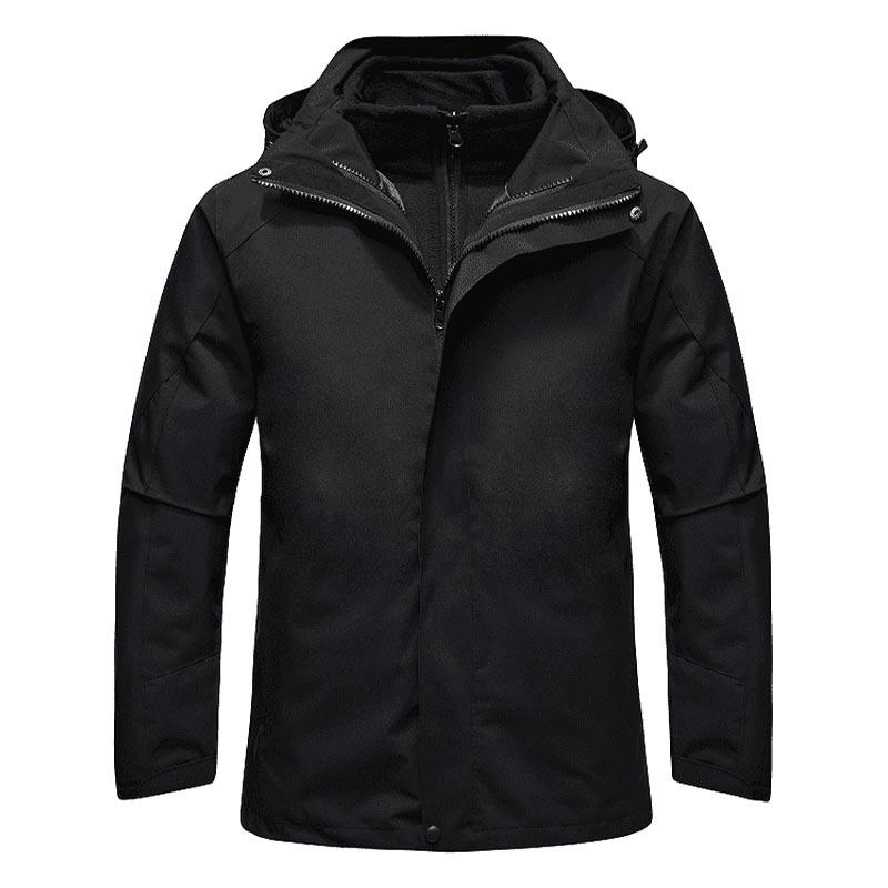 

Unisex Customizable 3-in-1 Windproof Waterproof Detachable Outdoor Ski & Mountaineering Jacket with Logo XXL