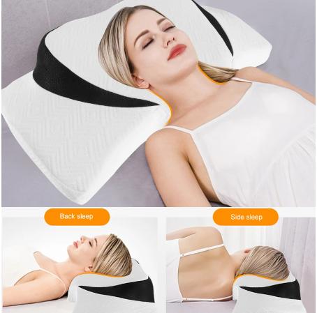 Medical Ergonomic Sleeping Cervical Orthopedic Neck Bed Memory Foam Pillow For Sleeping