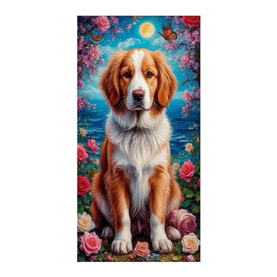 Large Size Diamond Painting New Collection Pet Dog Diy Full Drill Rhinestone Embroidery Animals Mosaic Cross Stitch Kits Wall Decor
