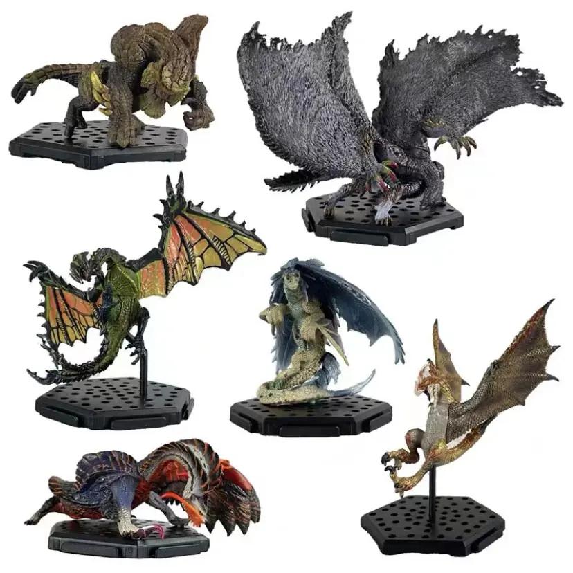 Genuine Scale Model Monster Hunter Rise Dawn Model Gore Magala Electric Dragon Seregios Action Figure Toys