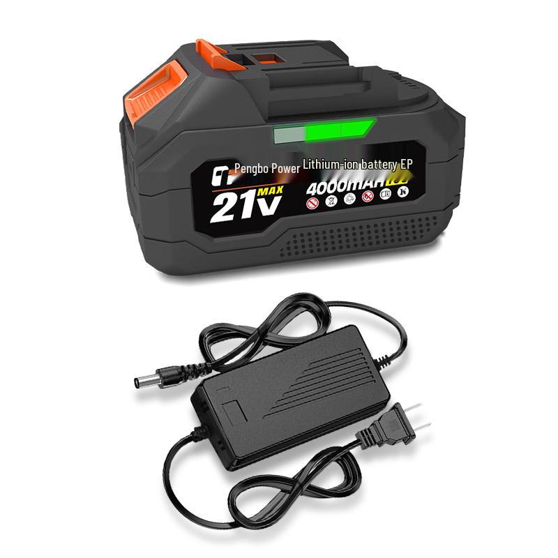 TURBOVOLT 21V Lithium Battery & Power Tool Accessories CN Plug (adapter Included)