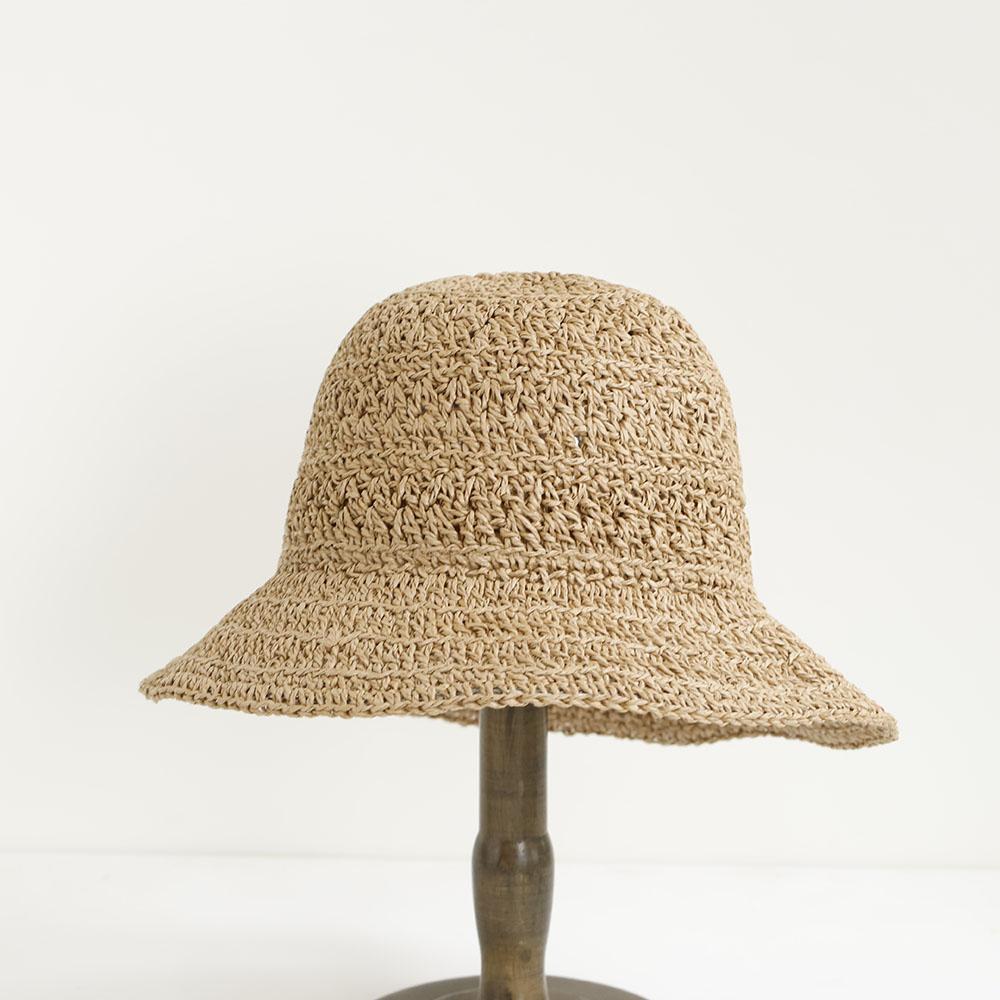 Garden Supplies My Women's Khaki 2026 New Handmade High Quality Fashion Stripes Sun Hat Floppy Summer Hats For Beach Panama Straw Dome Bucket Hat 56-58Cm