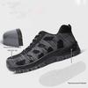 Newest -105 Holfredterse  Boots Mens Work Steel Toe Shoes Anti-Smash Comfortable Protection Outdoors Lightweight Shoes