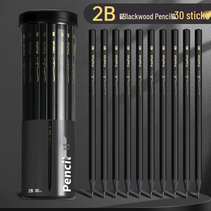 Black Wood Pencils for Students