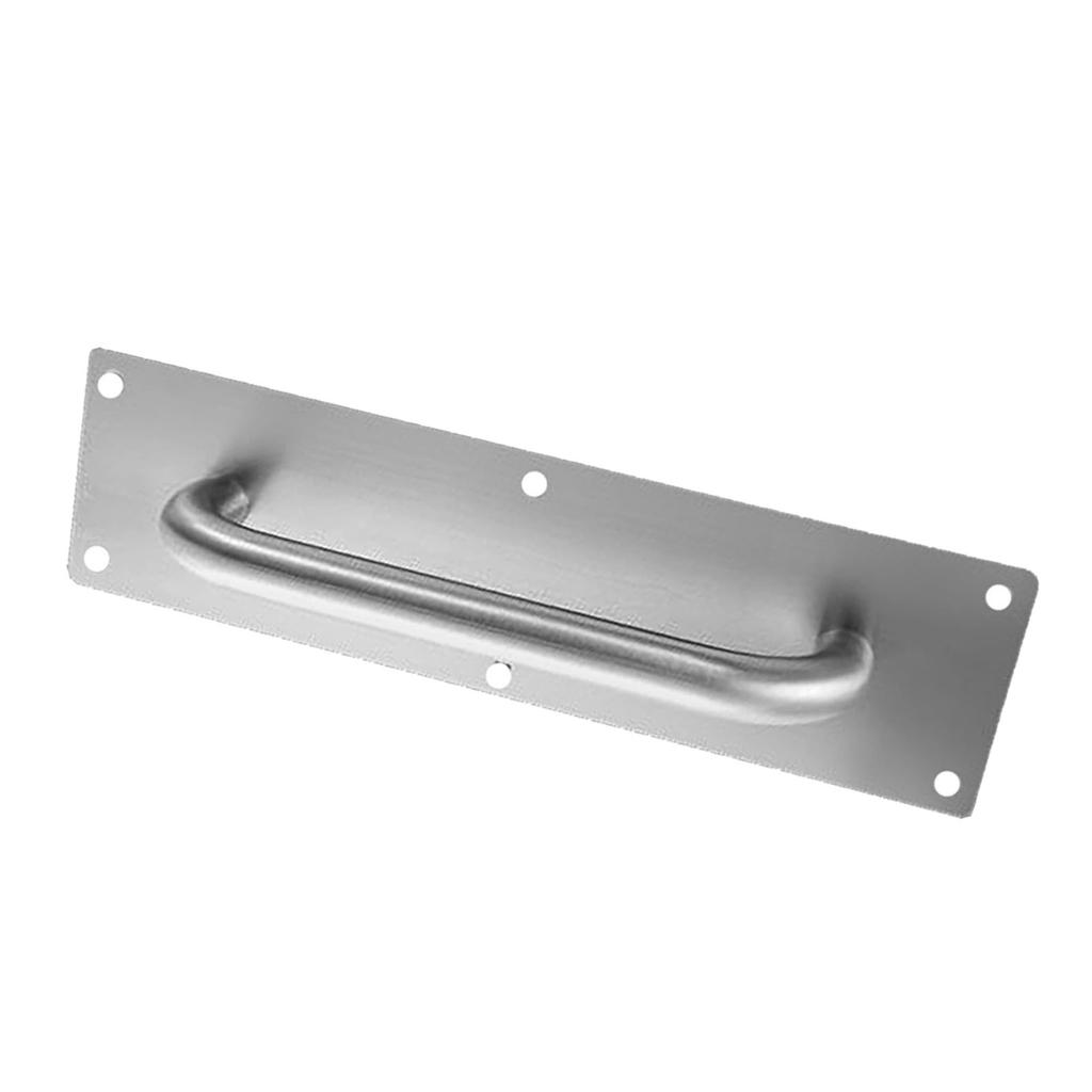Stainless Steel Pull and Push Plate Door Access Door Pull Handle with Screws (Oval 280*65mm)