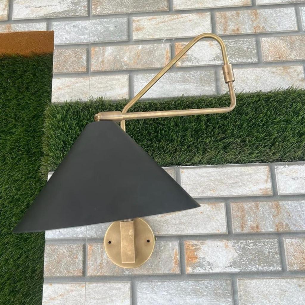 Stilnovo Inspired Brass Wall Light - Mid Century Modern Shakeable Decor | Valentine's Day Gifts, Party Decoration, Porch, Holiday Lighting