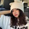 Unisex Ear Protect Plush Hat Long Bunny Ear Shape Hat Warm Fluffy Winter Plush Warm Skiing Supplies for Adult Teens
