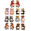 1 Pair Elastic Belly Animal Sticker Anxiety Stress Relief Fat Tummy Dog Cat Horse Decal Pinch Silicone Belly Animal Anti-collision Sticker