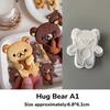 Cartoon Hug Bear Cookie Cutters Biscuit Mold Stamp Kitchen Baking Pastry Bakeware Dessert Baking Supplies 1