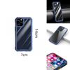 Iphone14 Transparent Pc Soft Edge Case Shockproof And Stylish Compatible With Multiple Models