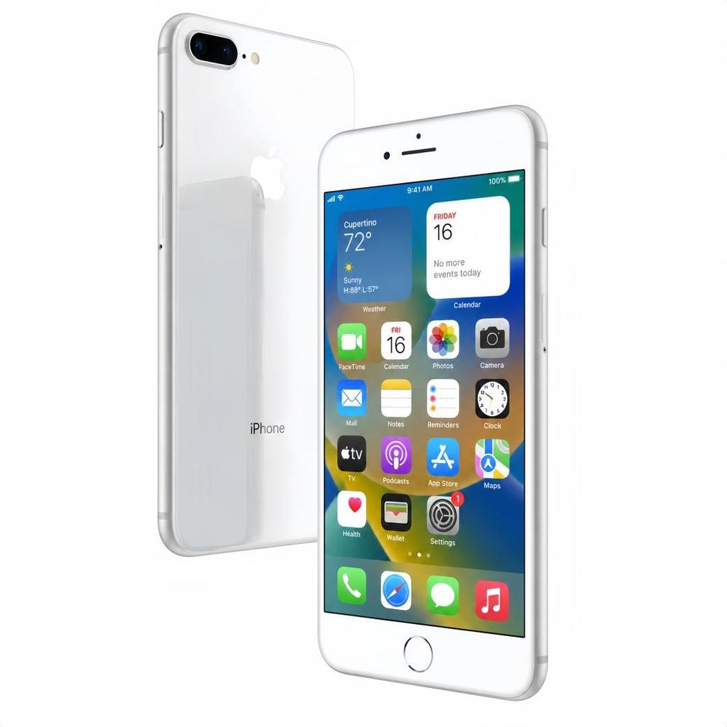 Refurbished Apple iPhone 8 Plus 3GB RAM 64GB ROM 4G LTE Unlocked iOS Smartphone With Single SIM
