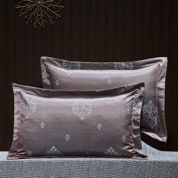 1 Pair of Tribute Satin Jacquard Envelope Pillowcases, 48*74cm Adult Pillowcases, Spring/Summer Comfort Pillowcases, Pillowcases Without Inserts