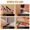 Multi-function Scribing Tool Construction Pencil Scribe Tool DIY Woodworking Scribe Gauge Scriber Line Maker Measuring Tool
