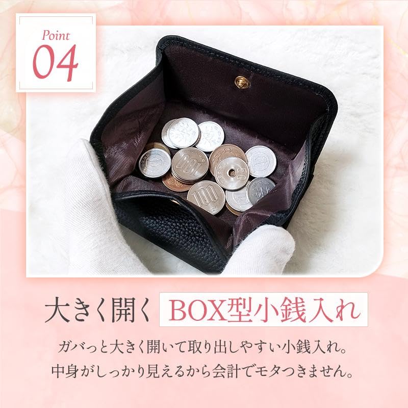 Women's Bifold Wallet, Stylish, Cute, Simple, Card Case, Coin Purse, Bill Pocket, Mini Wallet, Compact, Black, Gift (Salmon Pink)