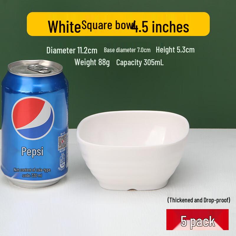 

Commercial Drop-Resistant Melamine Bowls