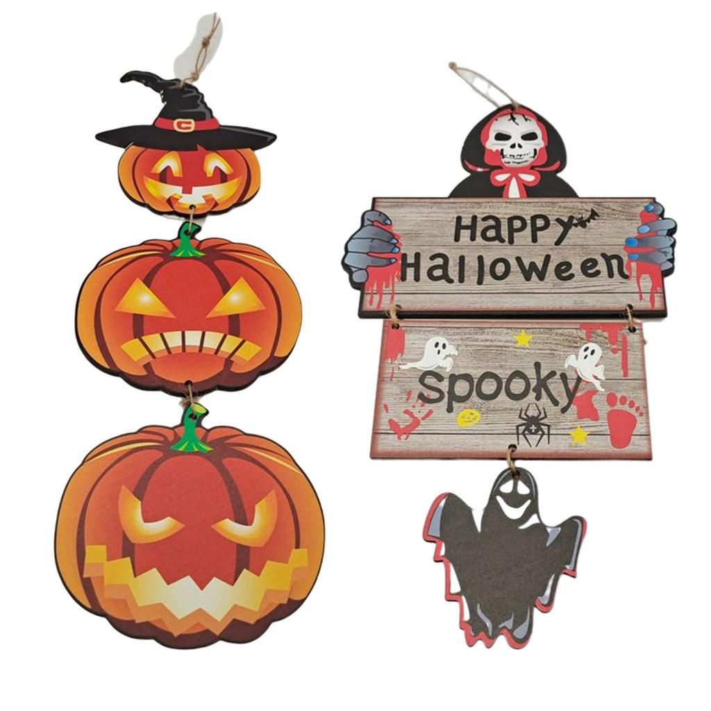 Halloween Opknoping Teken Voordeur Plaque Ambachten Veranda Outdoor Party