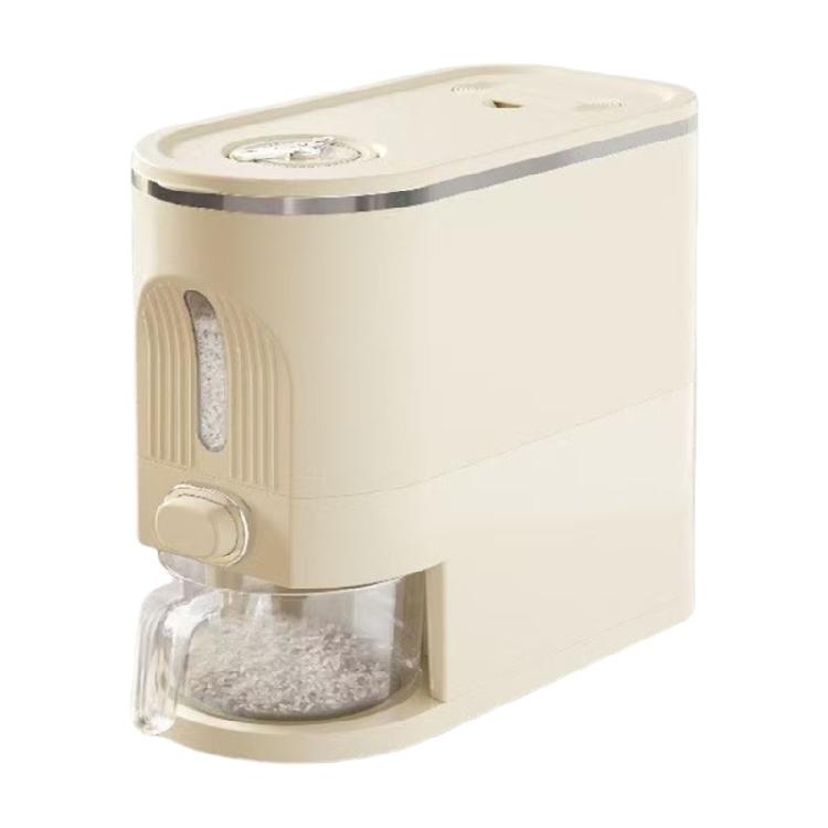 Kitchen Rice and Grains Storage Container with Airtight Lid Moisture Proof Cereal Dispenser Large Capacity Rice Bin