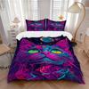 3pcs Bedding Set Cosmic Cat Includes 1 Comforter + 2 Pillowcases, Without Pillow Inserts, Soft Comfortable, Lightweight Breathable145