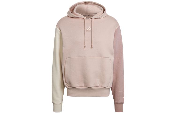 Adidas Sweatshirts Unisex Steam White Pink Hooded Moderate Regular HU0413 L