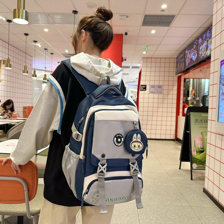 Schoolbag1011 new Mori series simple and fashionable high-value versatile large-capacity backpack for junior and high school students