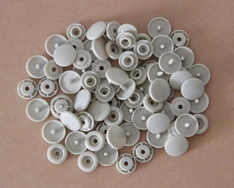 100 Sets Plastic Snaps Button Fasteners T3 Bag Folder Dark Clasp Button Resin Garment Accessories For Clothes
