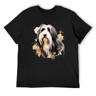 Bearded Collie T-shirt zomerkleding essentieel t-shirt grote maten grote maten tops heren grafische t-shirts hip hop