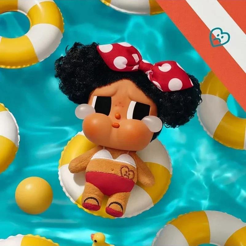 

POP MART CRYBABY Серія Режим відпустки увімкнено Вінілова непрозора коробка Загадкова коробка Іграшки Каваї Прикраси Фігурки Декор для дому Настільна модель