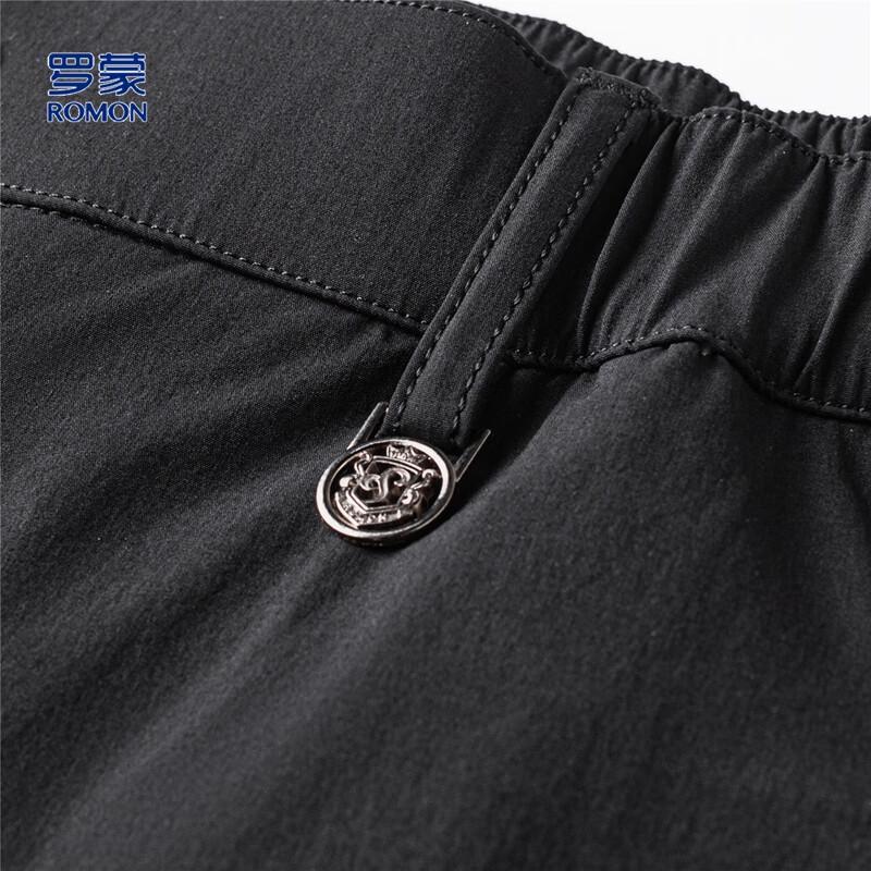 ROMON Men's Sun Protection Cooling Non-Iron Casual Long Pants