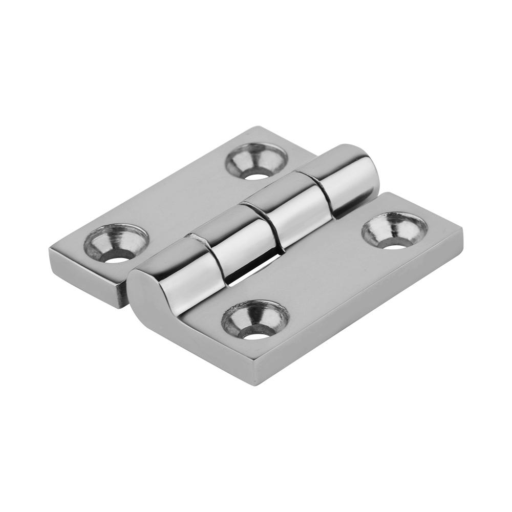 Boat Deck Casting Hinge 316 Stainless Steel Hatch Cabinet Door Square Solid Folding Hinge Polished Hardware 3