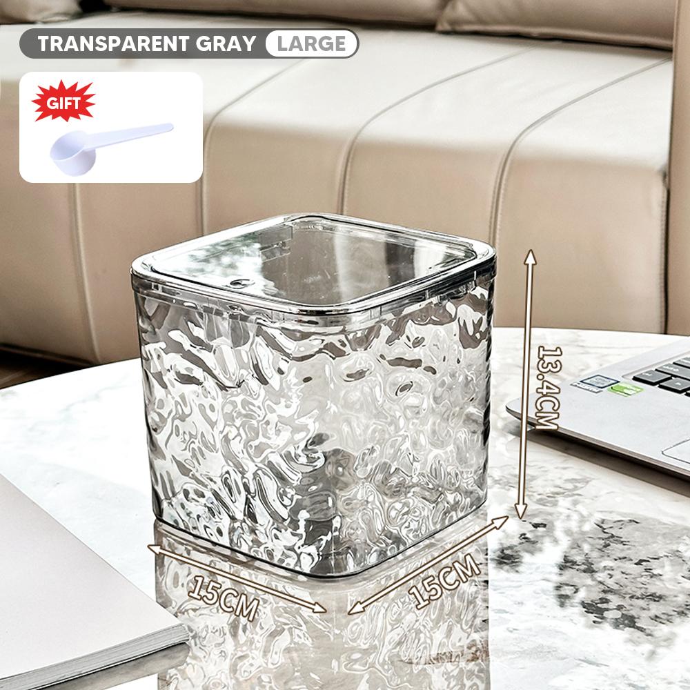 Wäschepulverbehälter mit Deckel Wäschekapsel-Organizer Waschkapselhalter Wäscheraum Desktop Aufbewahrungsbox