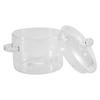 A20F-Glass Saucepan With Cover,Stovetop Cooking Pot With Lid And Handle Simmer Pot Clear Soup Pot High Borosilicate
