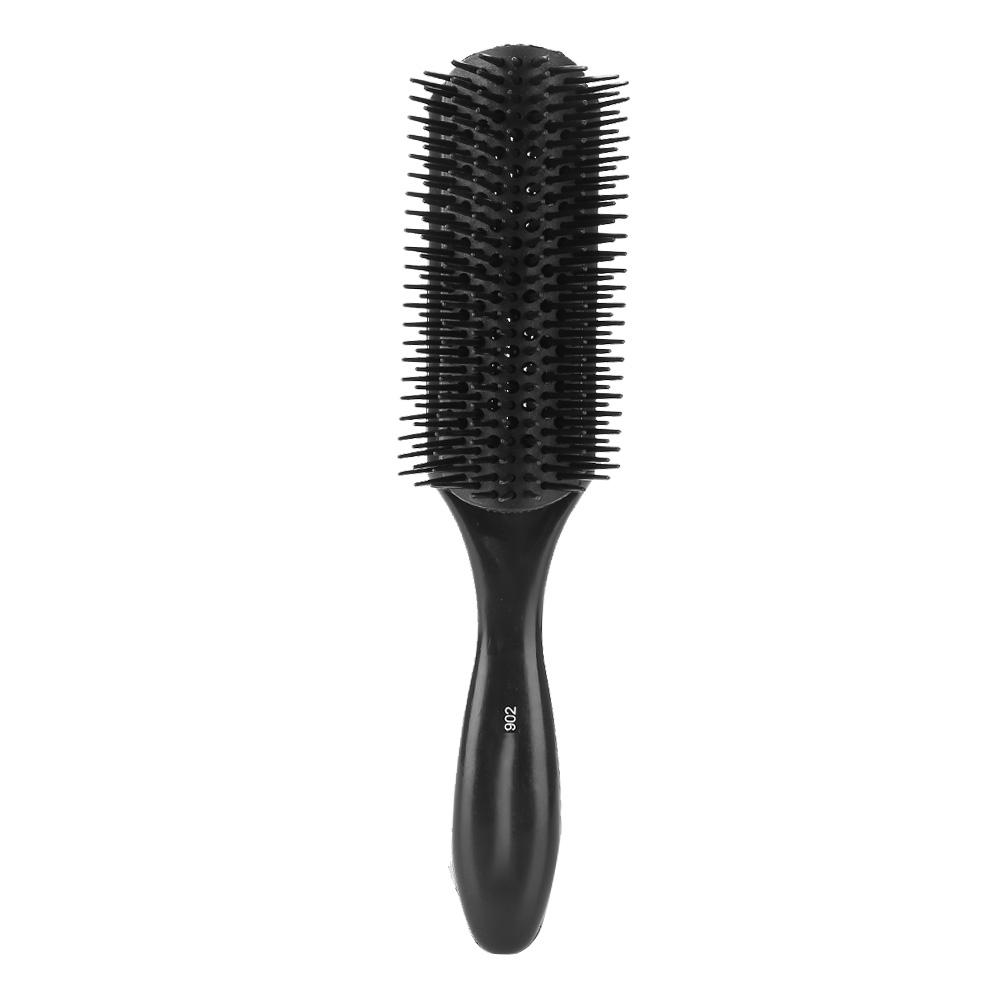 Hairstyle Comb Hairdressing Comb Nine Row Curly Hairstyle Massager Anti Static Salon Hairbrush