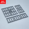 8pcs/lot MOC Bricks Prison Gate Door 1X4X6 60621 92589 Building Blocks Parts DIY Educational Bulk Model Kids Toys Dolls