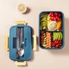 maxcook Large Capacity Plastic Divided Lunch Box
