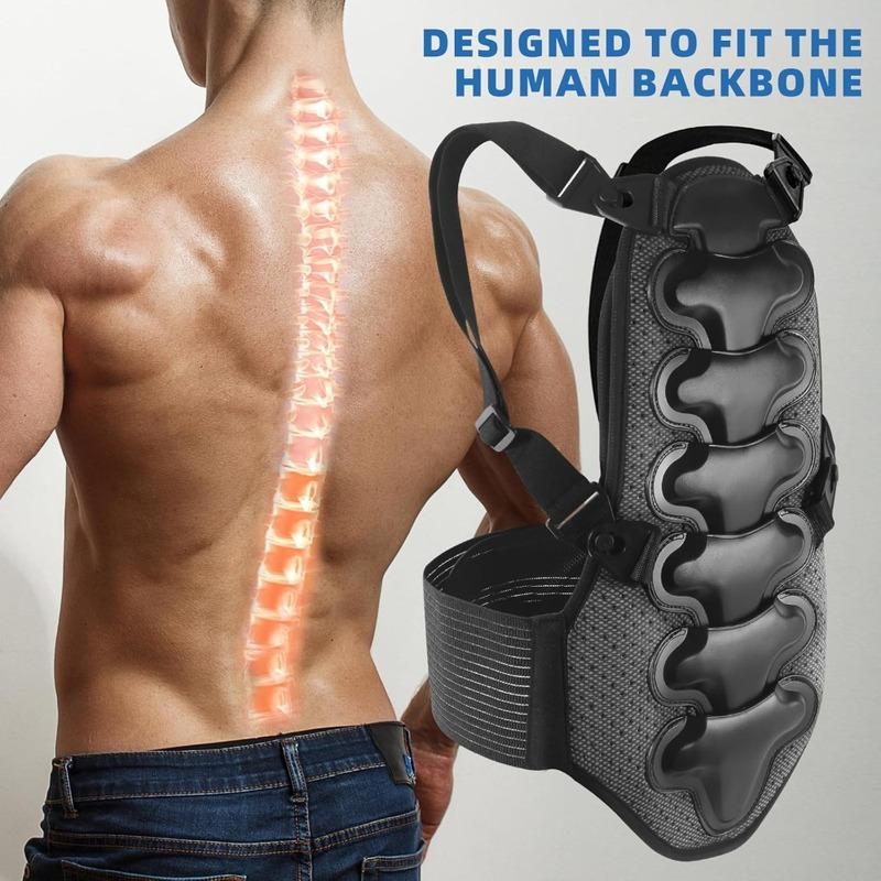 Cienfy Back Spine Protector Anti-Fall Protective Gear for Snowboarding, Skateboarding, Skating and Skiing