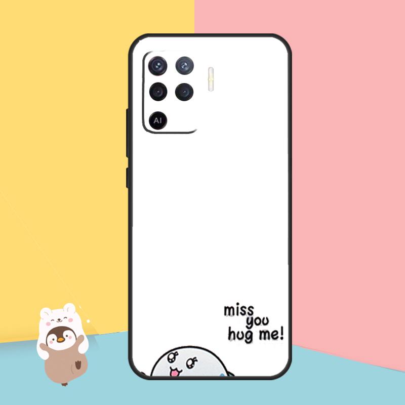 Cute Cartoon Animal Dinosaur Couple Case For OPPO Find X5 X3 Lite Pro A15 A16 A52 A72 A5 A9 A31 A53 A83 A93 A54 A74 A94 Cover