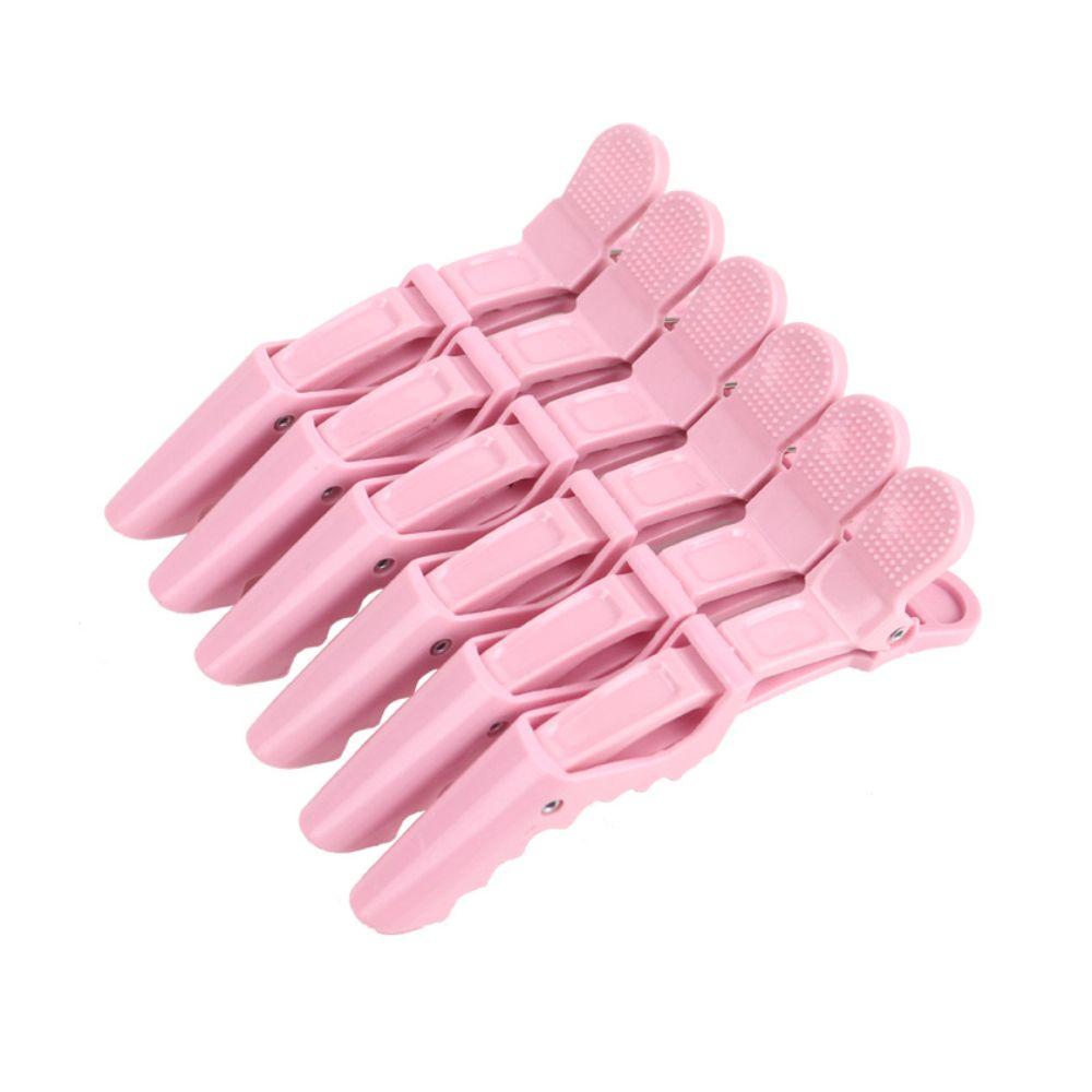 6Pcs Professional Alligator Hair Clips Black Hairdressing Hair Grip Crocodile Hairpins  Headdress