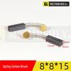 Copper Graphite Brushes for Servo Motor - Sizes: 6/7/8 x 8 x 15/20/25/30mm