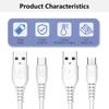 2A USB2.0 Male To USB 5Pin/Type C Male Charging Cable Cord Data Wire Line for Quick Charging and Stable Connection