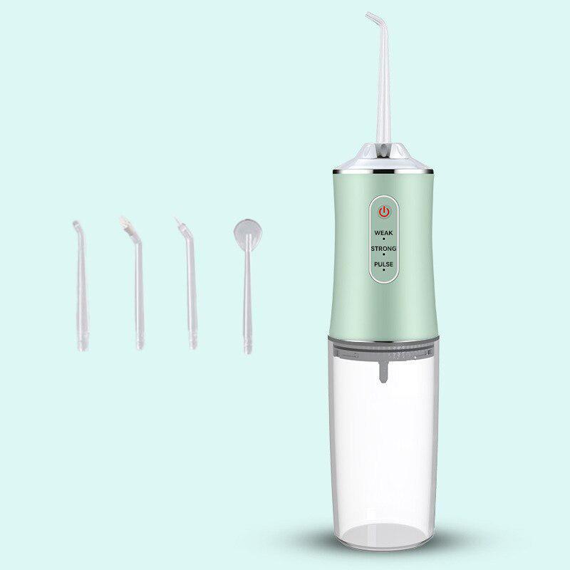 Portable Electric Teeth Cleaning and Water Flosser Device for Home Use