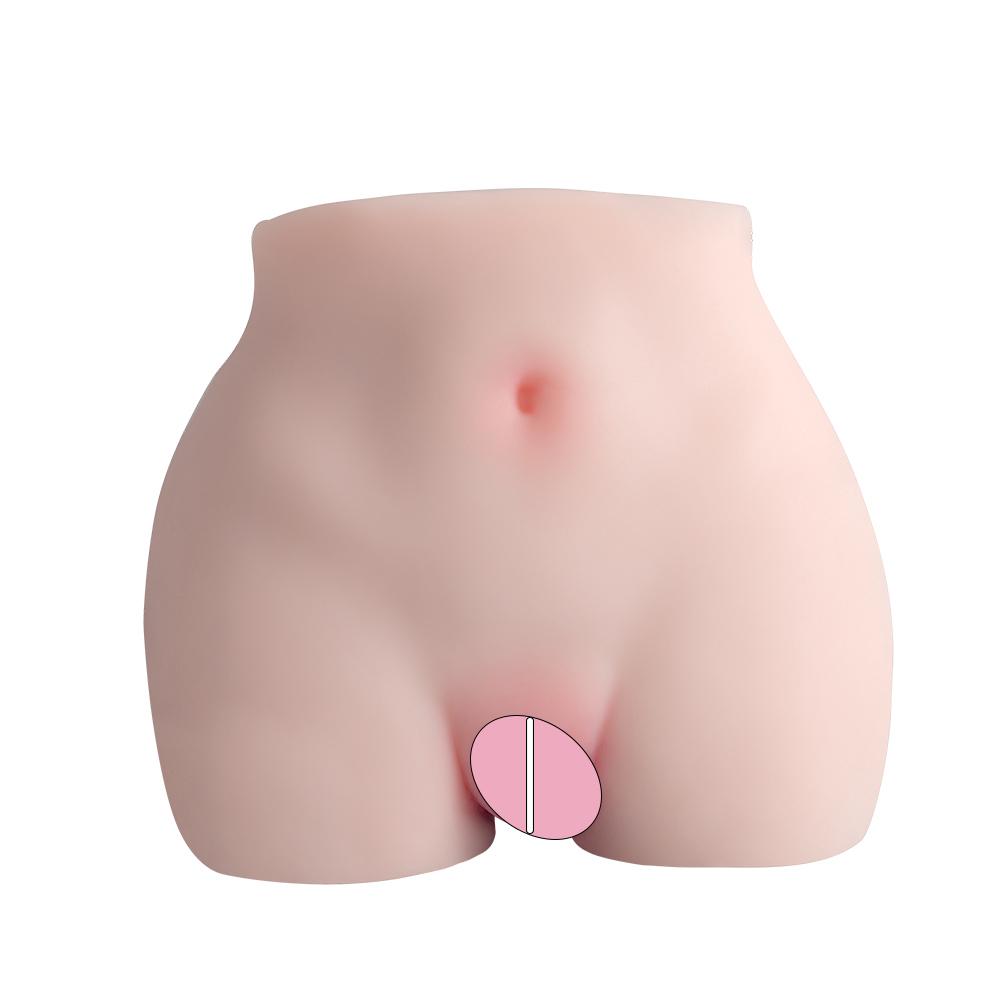 Sexy and Realistic Human Buttocks Masturbation Device, Double Hole Simulated Vagina, Male Adult Sex Toy