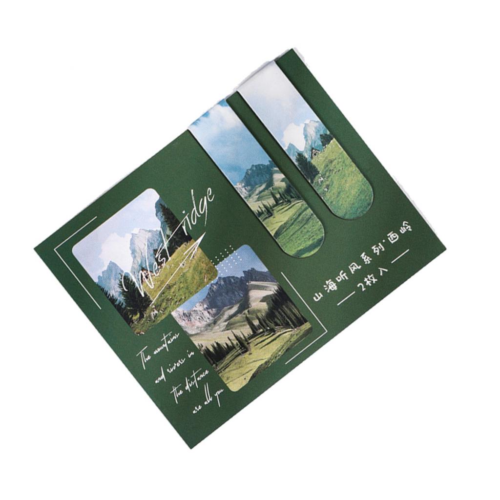 Literary Pattern Page Marker Magnetic Bookmarks Chinoiserie Book Markers Reading Supplies Magnetic Page Clips