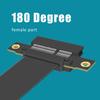 GLOTRENDS 200mm PCIe 4.0 X4 Riser Cable - for M.2, WiFi, Firewire, USB, Sound Cards, and More