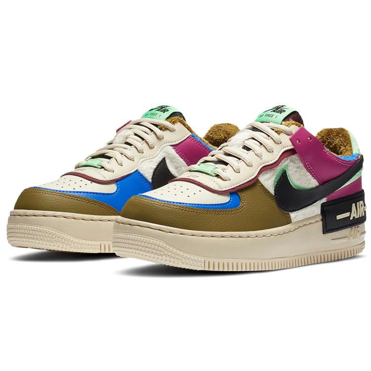 New Nike Air Force 1 Low Shadow Cactus Flower Olive Flak Women's CT1985-500