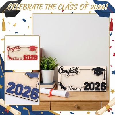 Graduation Wooden Desktop Decoration