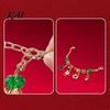 Christmas Countdown Gift Box Advent Calendar 2026 for Girls, DIY Bracelet Making Kit with Holiday Party Jewelry Supplies 24 Days of Charms And