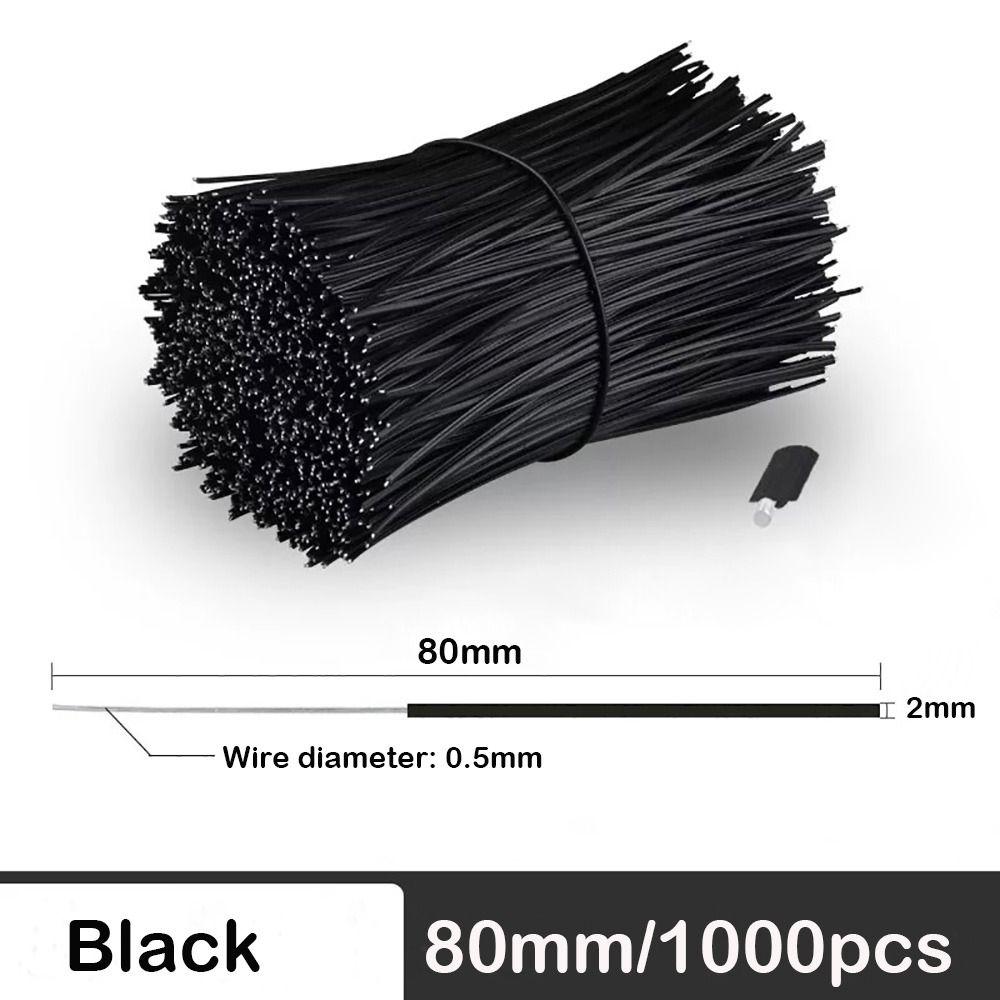 Black Plastic Coated Iron Wire White Cable Ties Iron Wire Cable Wrap Organizer