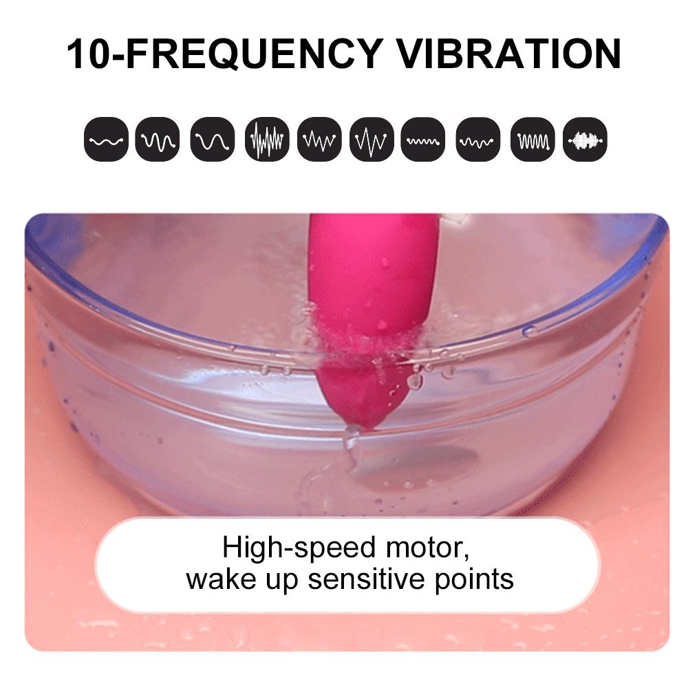 2 In 1 G-Spot Clitoral Tongue Licking Vibrator With Vibrating Egg Clitoris Stimulator Nipples Clit Sex Toys For Women Adults 18