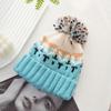 Windproof Winter Knitted Hats Korean Cashmere Bonnets Fashion Women Beanie Hats  Girls
