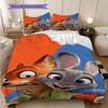 Zootopia Nick Judy'S Adventure Threepiece Set 1 Duvet Cover 2 Pillowcase Without Core Bedding Set Duvet Cover And Pillowcase